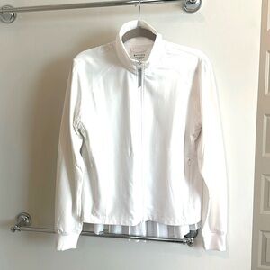 Athleta Advantage Jacket in bright white, size M
